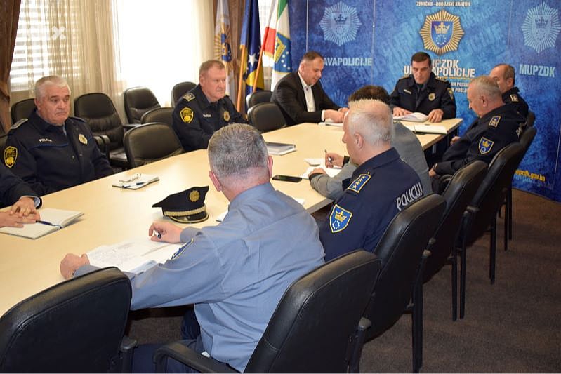 Radni sastanak policije ZDK: Povećani oprez i mjere za unapređenje sigurnosti