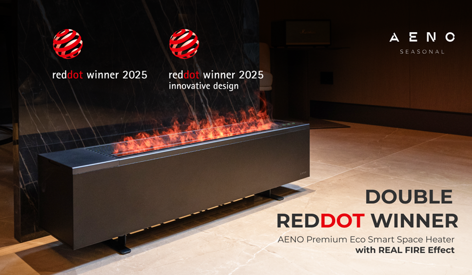 AENO Premium Eco Smart grijalica osvojila dvije Red Dot nagrade