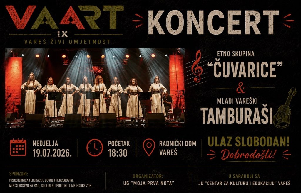 Koncert Etno skupine Čuvarice u okviru IX VAART Festivala