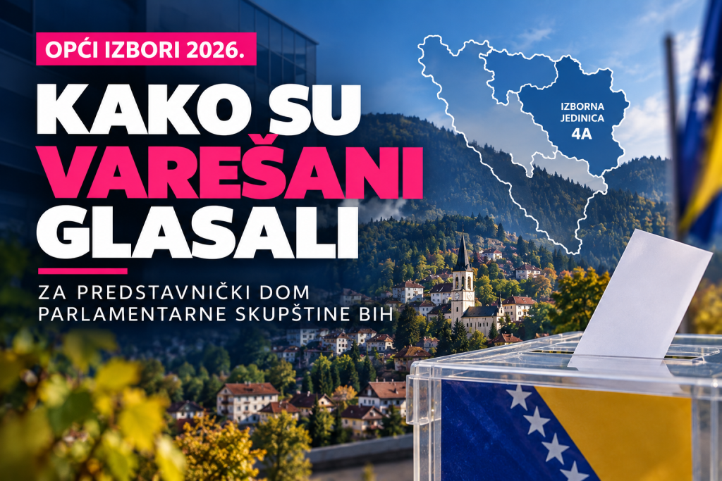 Kako su Varešani glasali za Predstavnički dom Parlamentarne skupštine BiH